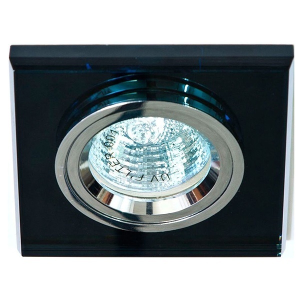 Светильник встраиваемый Feron DL8170-2 потолочный MR16 G5.3 серый квадрат