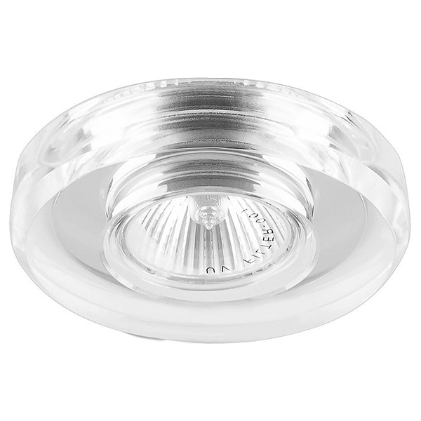 Светильник встраиваемый Feron DL8060-2 потолочный MR16 G5.3 серебристый