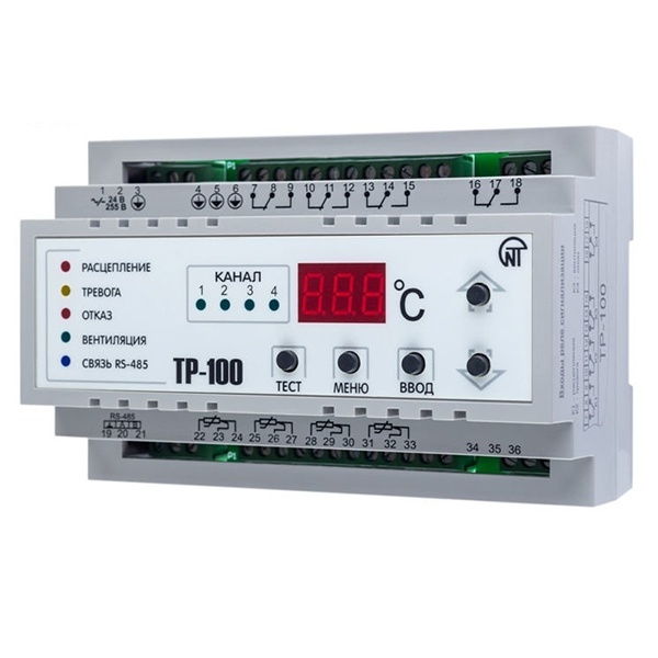 Цифровое температурное реле Новатек ТР-100