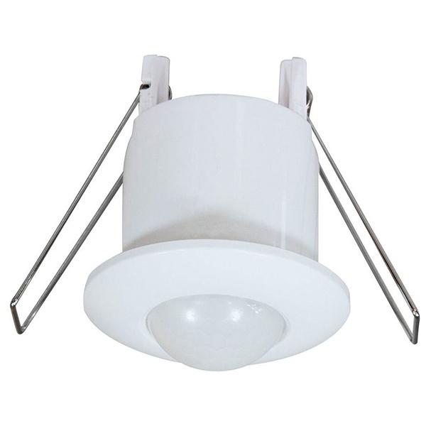 Датчик движения потолочный Feron SEN50 230V 500W 6m 360° (встраиваемый mini) белый