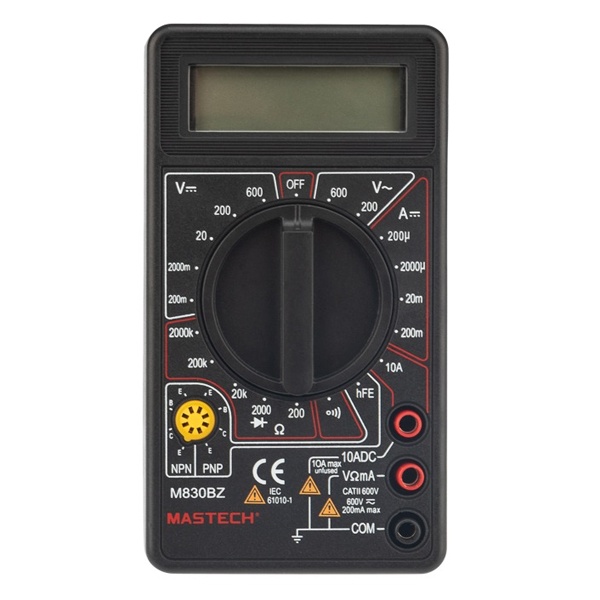 Портативный мультиметр Mastech M830BZ