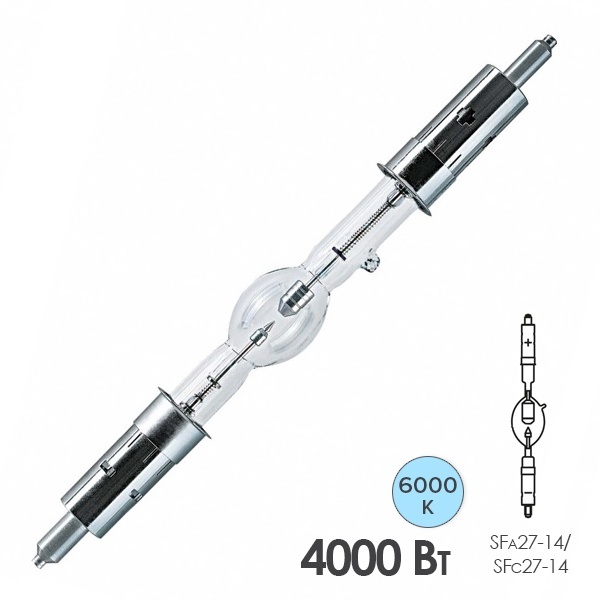 Лампа специальная ксеноновая Osram XBO 4000W/HTP XL OFR SFa27-14/SFc27-14