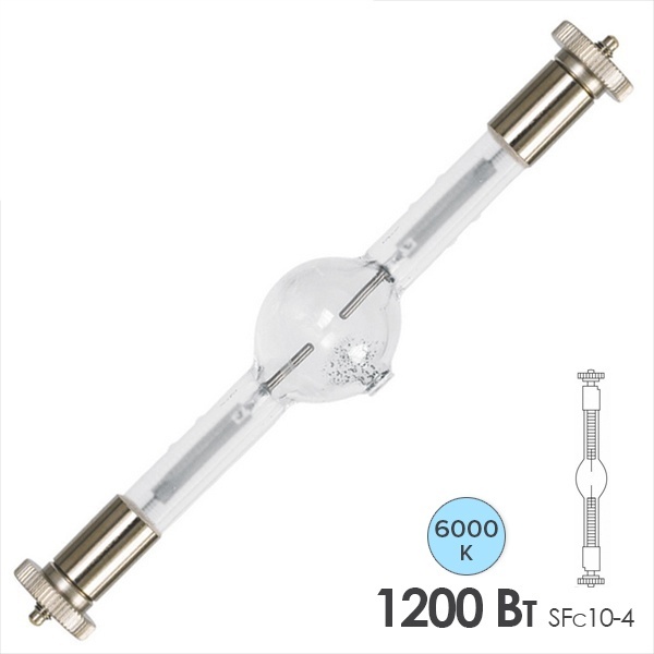 Лампа специальная газоразрядная Osram SHARXS HTI 1200W/D7/60 SFC10-4 (HMI 1200/S; MSR 1200 SA/DE)