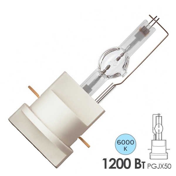 Лампа специальная газоразрядная Philips MSR Gold 1200 FastFit PGJX50 6000K
