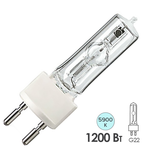 Лампа специальная газоразрядная Philips MSR 1200W G22 5900K