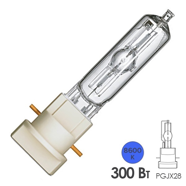 Лампа специальная газоразрядная Philips MSD Gold 300W/2 MiniFastFit PGJX28 8600K