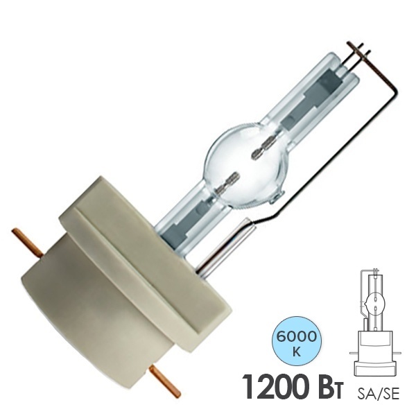 Лампа специальная газоразрядная Philips MSR Gold 1200 SA/SE PGJ50