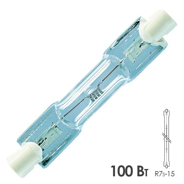 Лампа специальная галогенная Osram 64340 J1/82 100W 6.6A R7s-15 (для аэропортов)