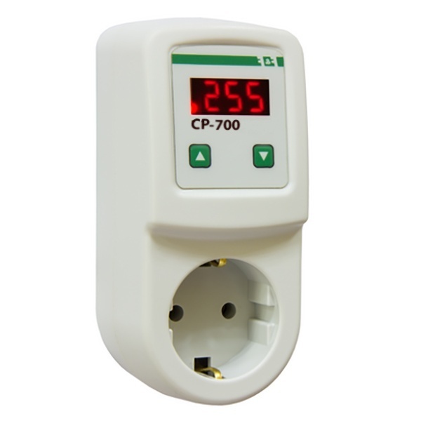 Реле контроля напряжения Евроавтоматика CP-700 150-300В АС 16А 1NO в розетку