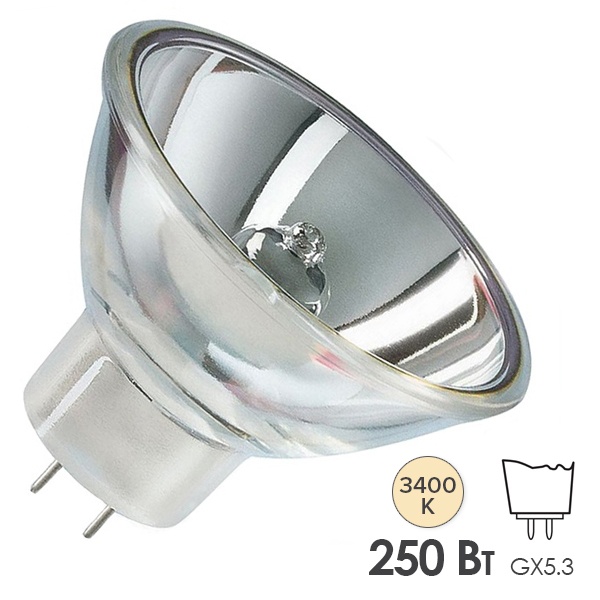 Лампа специальная галогенная Osram 64653 HLX ELC A1/259 250W 24V GX5.3 50h (PHILIPS 13163;S 0061740)