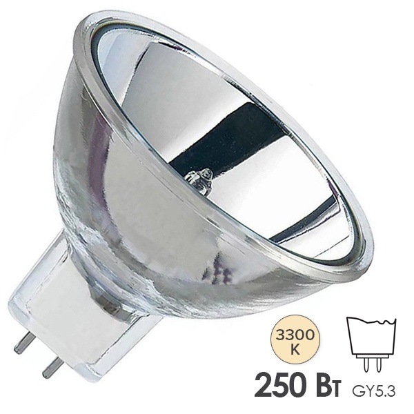 Лампа специальная галогенная Osram 93505 EVW 250W 82V GY5.3 50h (SYLVANIA 9000017; PHILIPS 13830)