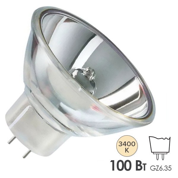 Лампа специальная галогенная Philips 6834FO EFP A1/231 100W 12V GZ6.35 50h (OSRAM 64627)