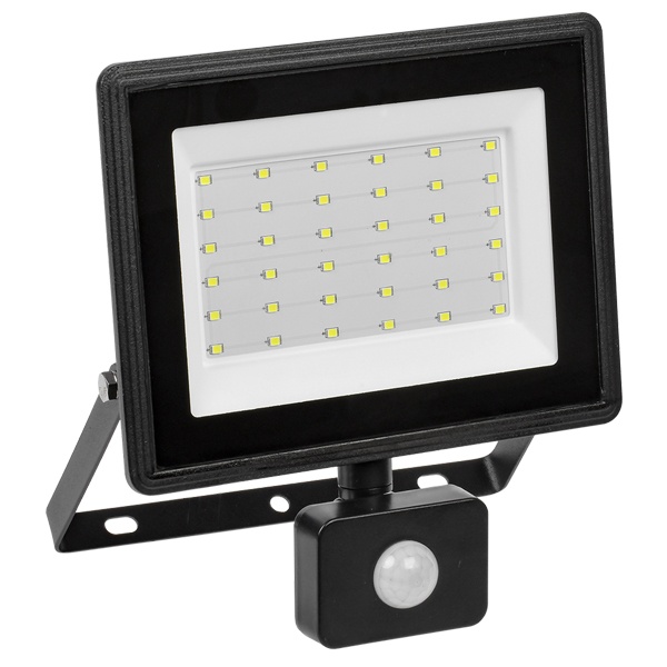 Прожектор светодиодный ИЭК СДО 06-50Д 50W 6500K черный с ДД IP54