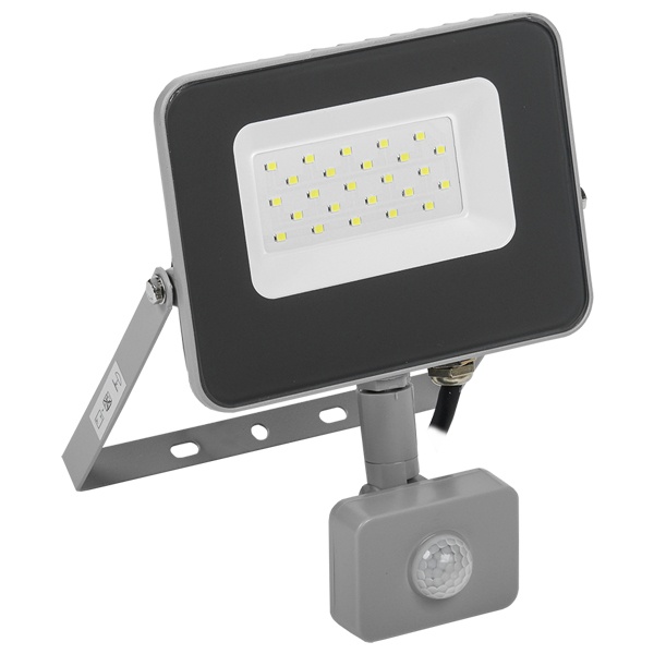 Прожектор светодиодный ИЭК СДО 07-20Д 20W 6500K серый с ДД IP54