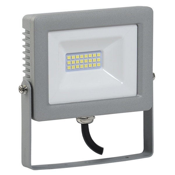 Прожектор светодиодный ИЭК LED СДО 07-20 20W 6500K 1700Lm IP65 серый