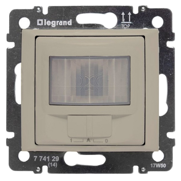 Датчик движения ИК двухпроводный 240Вт Legrand Valena с ручным управлением слоновая кость (бежевый)