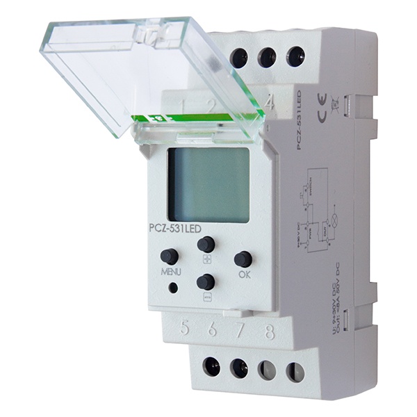 Реле времени рассвет-закат Евроавтоматика PCZ-531LED для светодиодных ламп и лент 9-30В