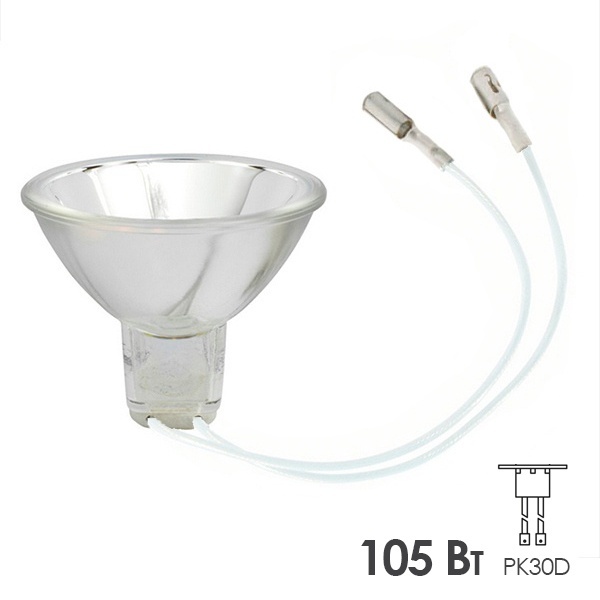 Лампа специальная галогенная Osram 64339 B 105-10 105W 6.6A MR16 (круглый разъем) (для аэропортов)