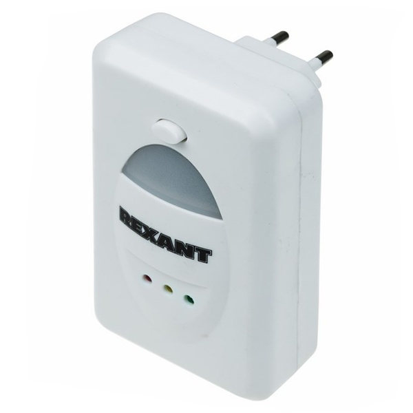 Ультразвуковой отпугиватель вредителей Rexant с LED индикатором до 60м2 7W 220V 7x7x11см (пластик)