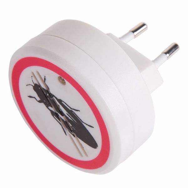 Ультразвуковой отпугиватель тараканов Rexant Радиус до 30м 5W 220V 6x6x6см (пластик) Частота: 12кГц