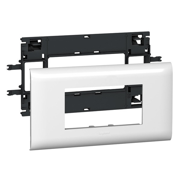 Суппорт Mosaic на 4 модуля Legrand Metra для крышки 75 мм