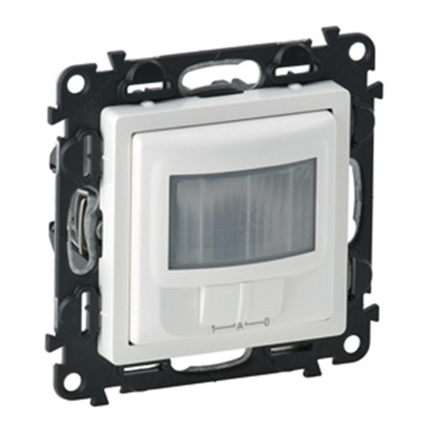 Датчик движения 180° 250Вт без нейтрали с ручным управлением лицевой панелью Legrand Life белый