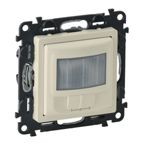 Датчик движения 180° 250Вт без нейтрали с ручным управлением лицевой панелью Legrand Life слоновая к