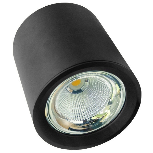 Светодиодный светильник Foton FL-LED CUPSPOT Round 30W Black 3000K 3000Lm круглый 170x185mm