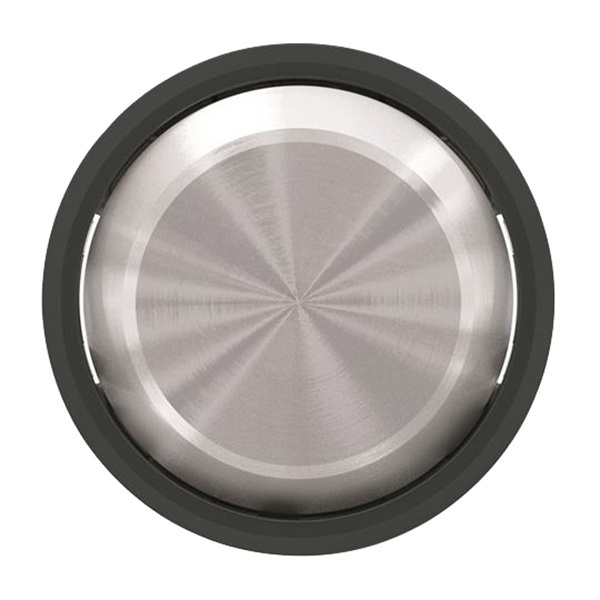 Клавиша для 1-клавишных выключателей/переключателей ABB SKY Moon, кольцо чёрное стекло (8601 CN)