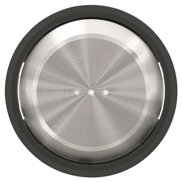 Клавиша для 1-клавишных выключателей с подсветкой ABB SKY Moon, кольцо черное стекло (8601.3 CN)