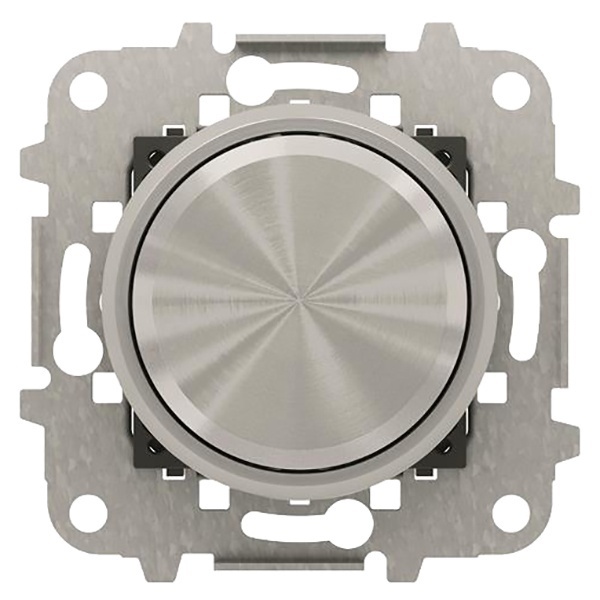 Светорегулятор поворотный для люмин. ламп 1-10 В, 50 мА ABB SKY Moon, кольцо хром (8660.9 CR)