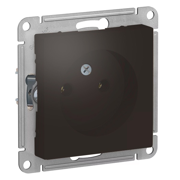 Розетка без заземления SE AtlasDesign 16А, мокко [уп 10 шт]