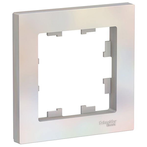 Рамка SE AtlasDesign 1 пост, жемчуг [уп 20 шт]