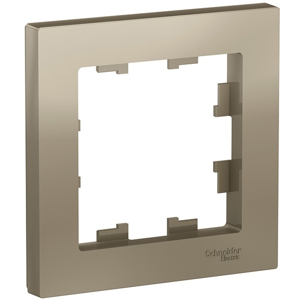 Рамка SE AtlasDesign 1 пост, шампань [уп 20 шт]