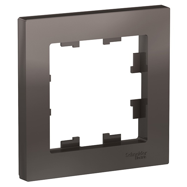 Рамка SE AtlasDesign 1 пост, мокко [уп 20 шт]