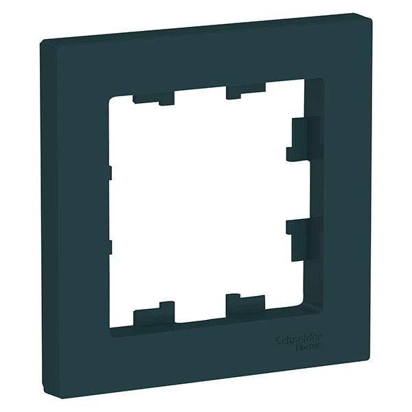 Рамка SE AtlasDesign 1 пост, изумруд [уп 10 шт]