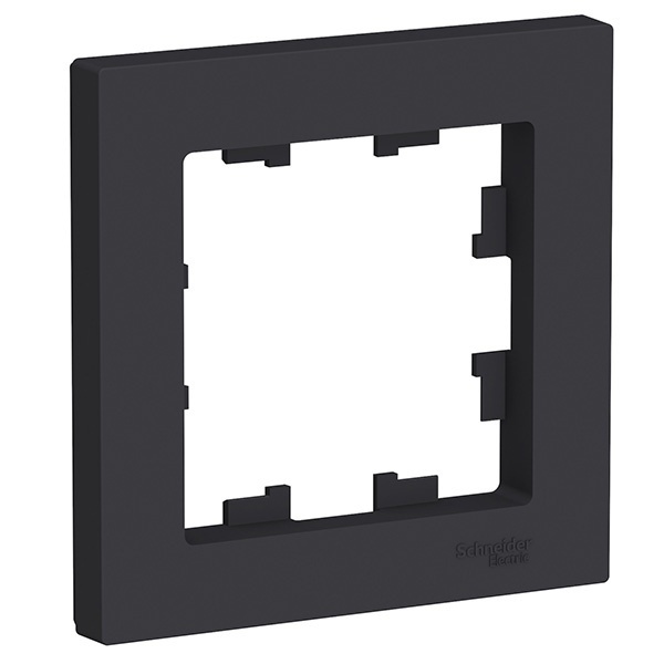 Рамка SE AtlasDesign 1 пост, карбон [уп 20 шт]