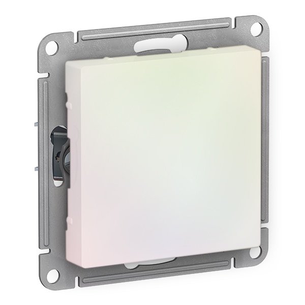 Одноклавишный переключатель SE AtlasDesign 10A, жемчуг [уп 10 шт]