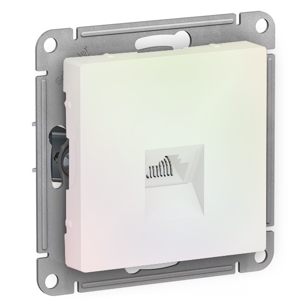 Розетка компьютерная SE AtlasDesign RJ45 кат 5Е, жемчуг [уп 5 шт]