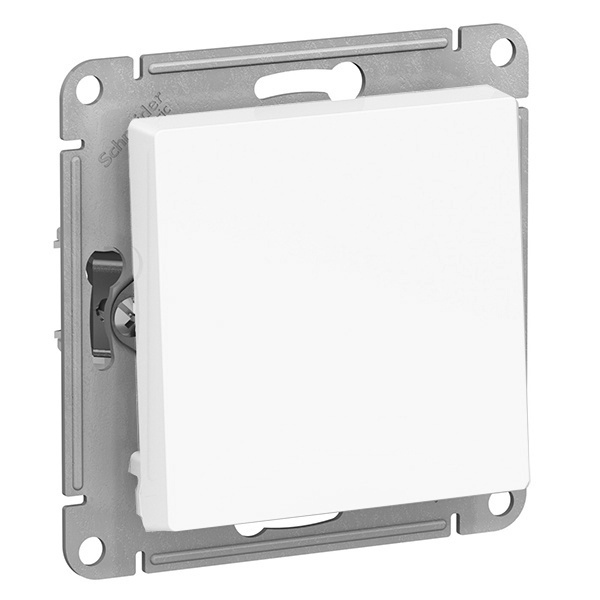 Кнопка SE AtlasDesign 10A механизм, белый [уп 5 шт]