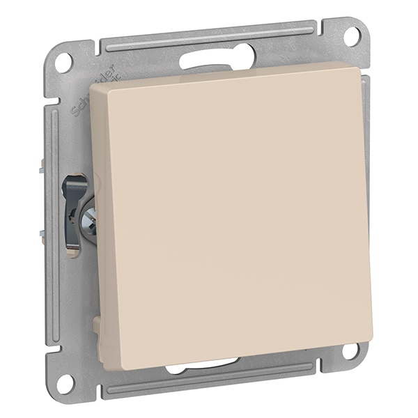 Одноклавишный переключатель SE AtlasDesign 10A, бежевый [уп 20 шт]