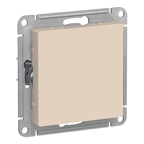 Перекрестный переключатель SE AtlasDesign 10A, бежевый [уп 5 шт]