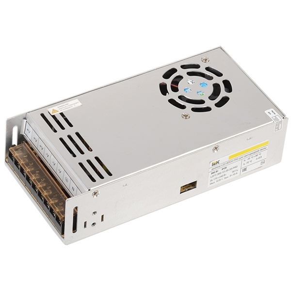 Драйвер для светодиодной ленты ИЭК LED ИПСН-PRO 360Вт 12 В блок - клеммы IP20