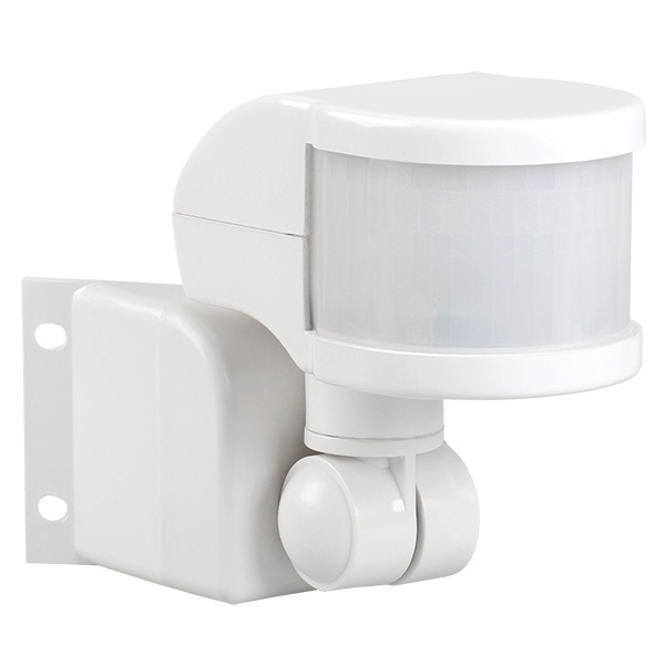 Датчик движения ИЭК ДД 018В белый макс нагрузка 1100Вт угол обзора 270град дальность 12м IP44