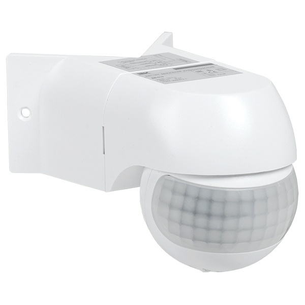 Датчик движения ИЭК ДД 016 белый 800Вт 180гр 12м IP44