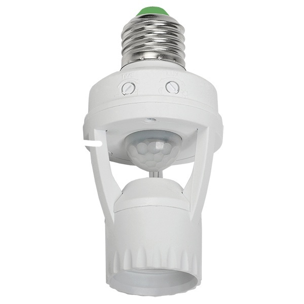 Датчик движения ИЭК потолочный ДД 045 белый E27 60Вт 360гр 6м IP20