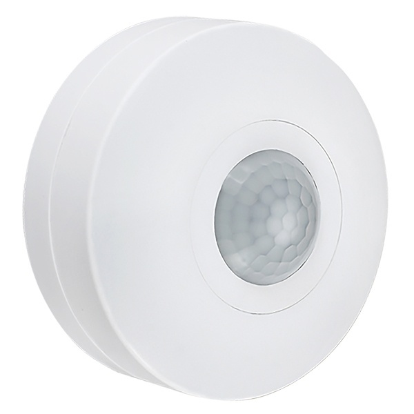 Датчик движения ИЭК потолочный ДД 025 белый, 1200Вт, 360 гр.,6М,IP20