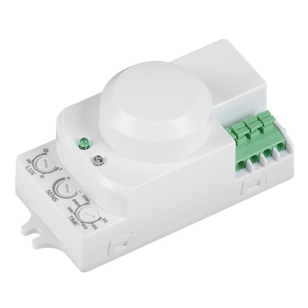 Датчик движения ИЭК ДД-МВ 201 белый, 1200Вт, 360 гр.,8М,IP20