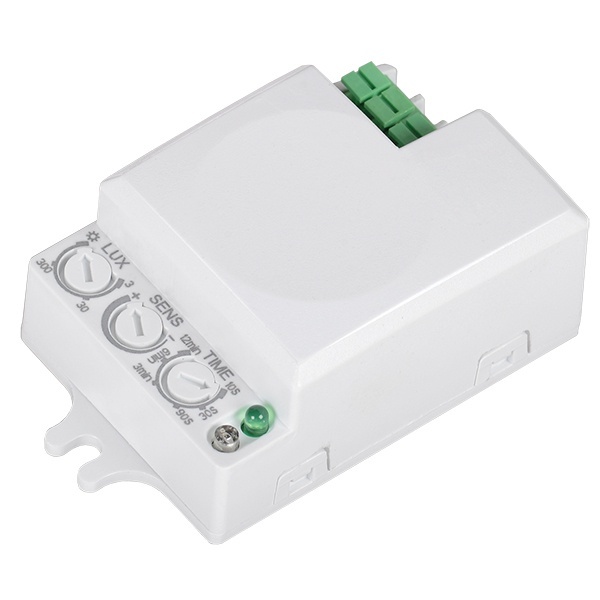 Датчик движения ИЭК ДД-МВ 401 белый, 500Вт, 360 гр.,8М,IP20