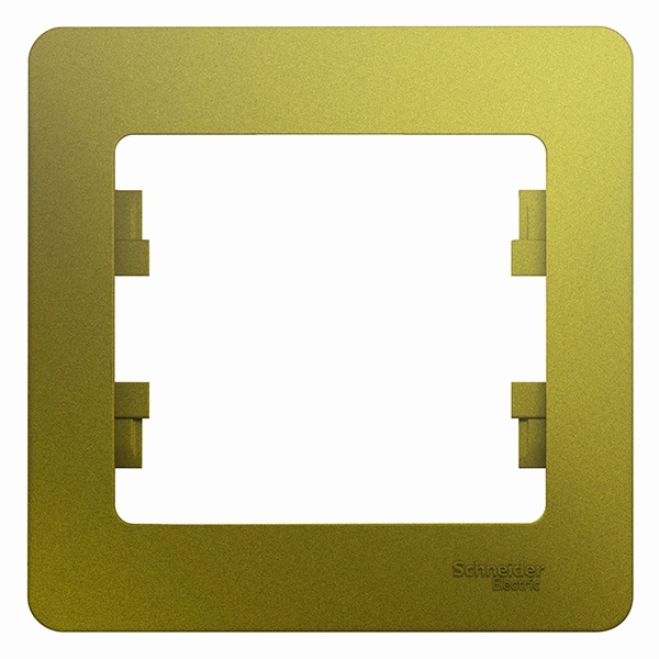 Рамка 1-постовая SE Glossa, фисташковый